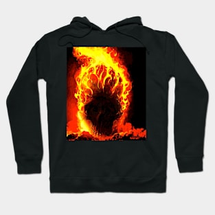 SKULL ON FIRE Hoodie